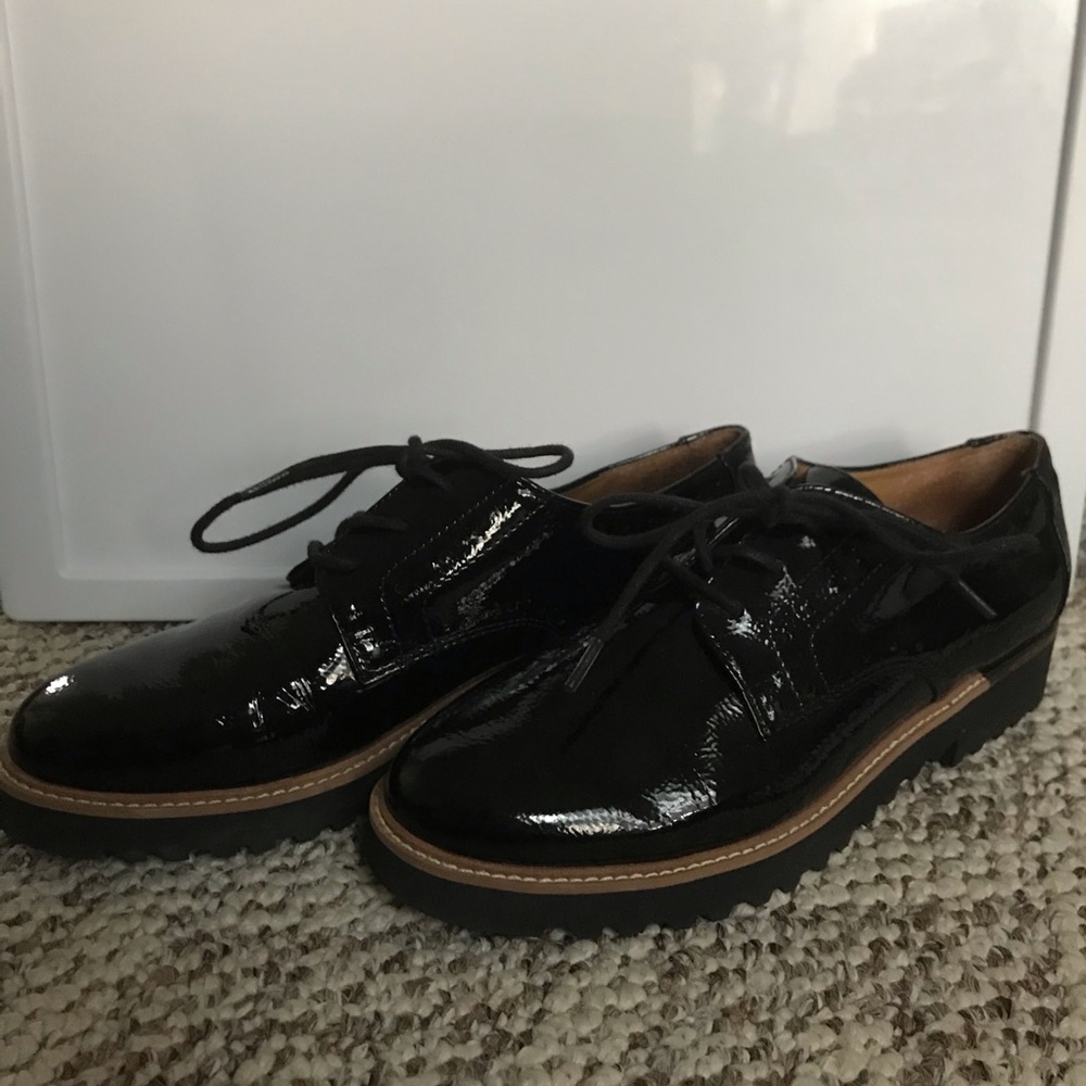 BLACK LACE UP SHOES *Worn Once*